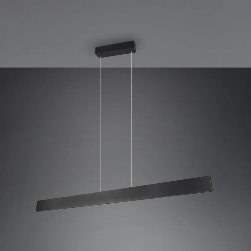 B-Ware Galway Led Hängeleuchte Pendelleuchte Metall Schwarz Matt Touchdimmer Cct Var738