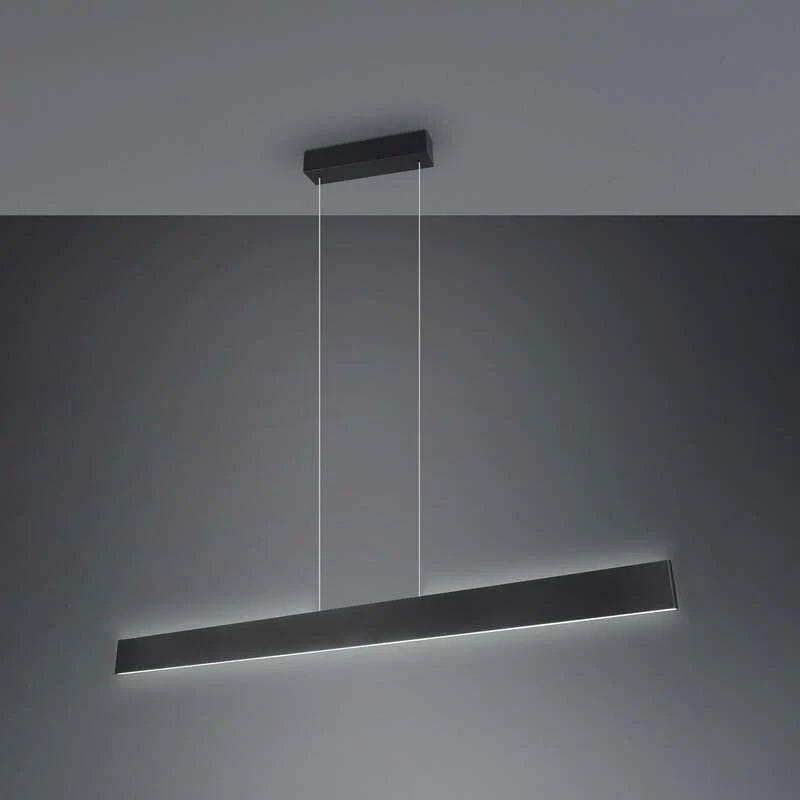 B-Ware Galway Led Hängeleuchte Pendelleuchte Metall Schwarz Matt Touchdimmer Cct Var738