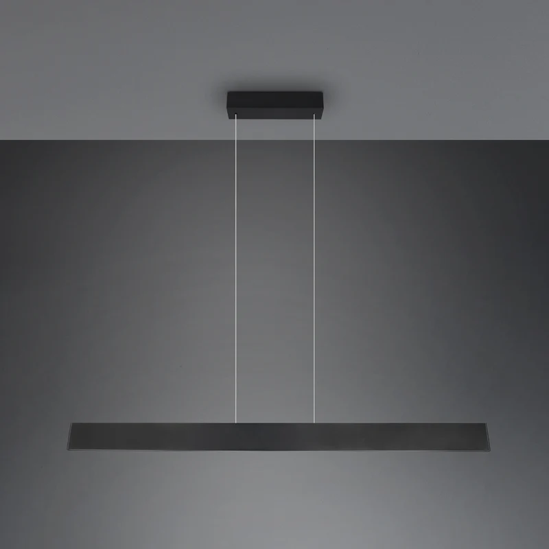 B-Ware Galway Led Hängeleuchte Pendelleuchte Metall Schwarz Matt Touchdimmer Cct Var738
