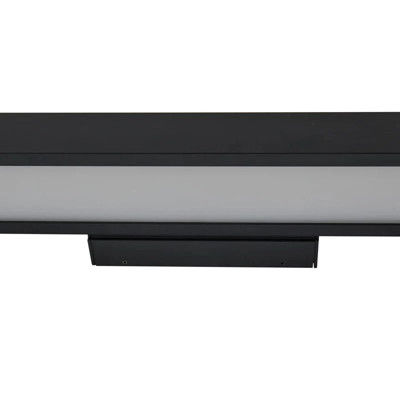 B-Ware Lucande Spiegelleuchte Badlampe Led Zafira Schwarz Aluminium Ip44 90 Cm