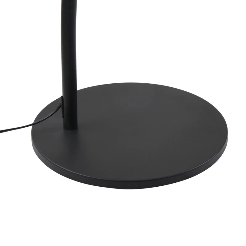 B-Ware Lucande Bogenleuchte Stehlampe Led Schwarz Metall Dimmbar Schalter Kabel893