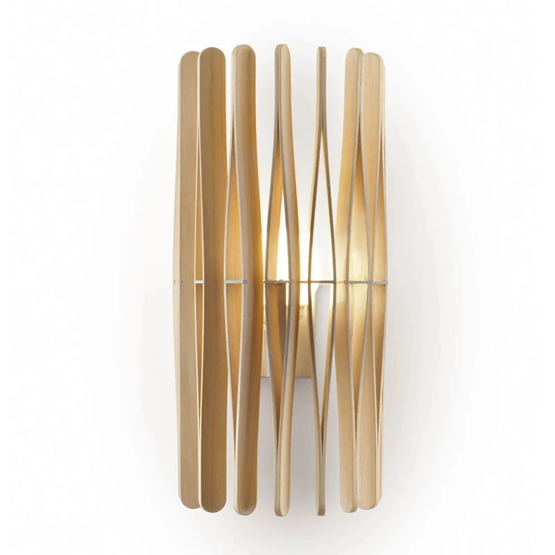B-Ware Fabbian Stick Holz Wandleuchte Wandlampe Beleuchtung Innenraum Lampe Leuchte