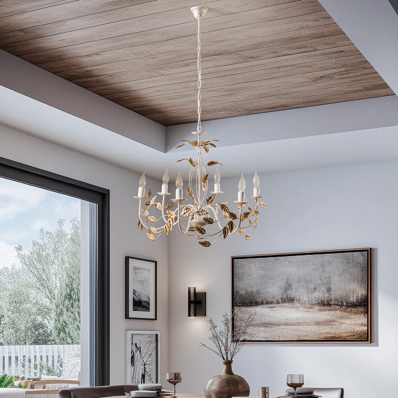 B-Ware Collana Metall Kronleuchter Deckenlampe Deckenleuchte Lampe Leuchte Licht