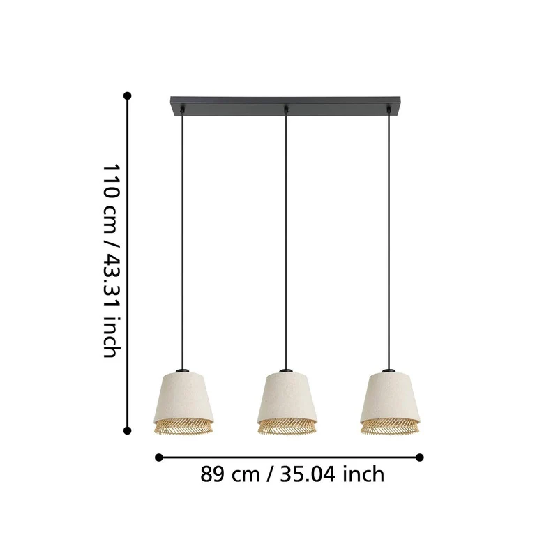 B-Ware Eglo Tabley Hängelampe Hängeleuchte Lampe Leuchte Pendellampe Pendelleuchte