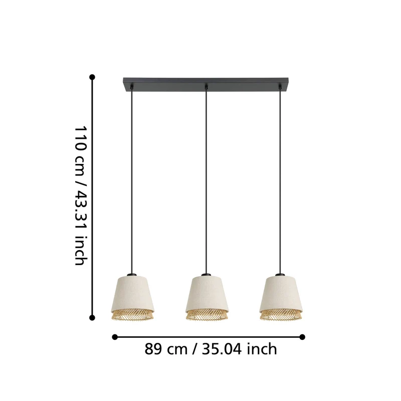 B-Ware Eglo Tabley Hängelampe Hängeleuchte Lampe Leuchte Pendellampe Pendelleuchte