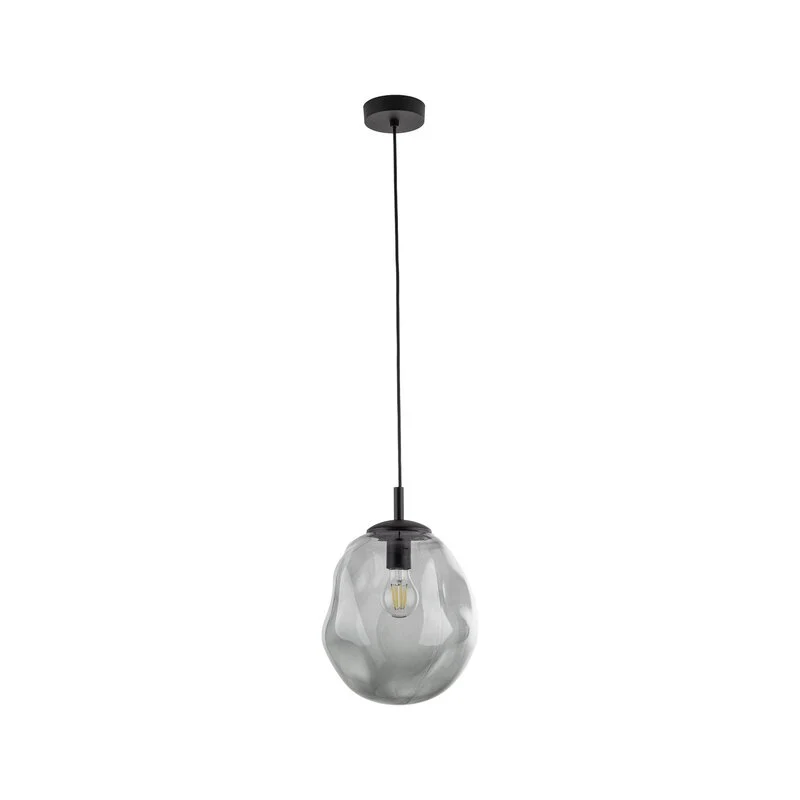 B-Ware Hängeleuchte Sol Mini Glas ø 25 Cm Schwarz Grafitgrau Deckenlampe Lampe Leuchte