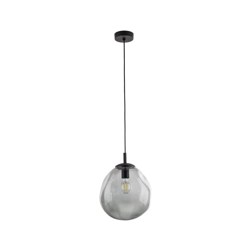 B-Ware Hängeleuchte Sol Mini Glas ø 25 Cm Schwarz Grafitgrau Deckenlampe Lampe Leuchte