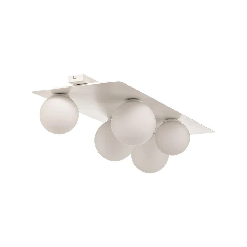 B-Ware Firn Deckenleuchte Lampe Led Weiß Fünfflammig Eckig G9 Leuchte Spot Deckenlampe