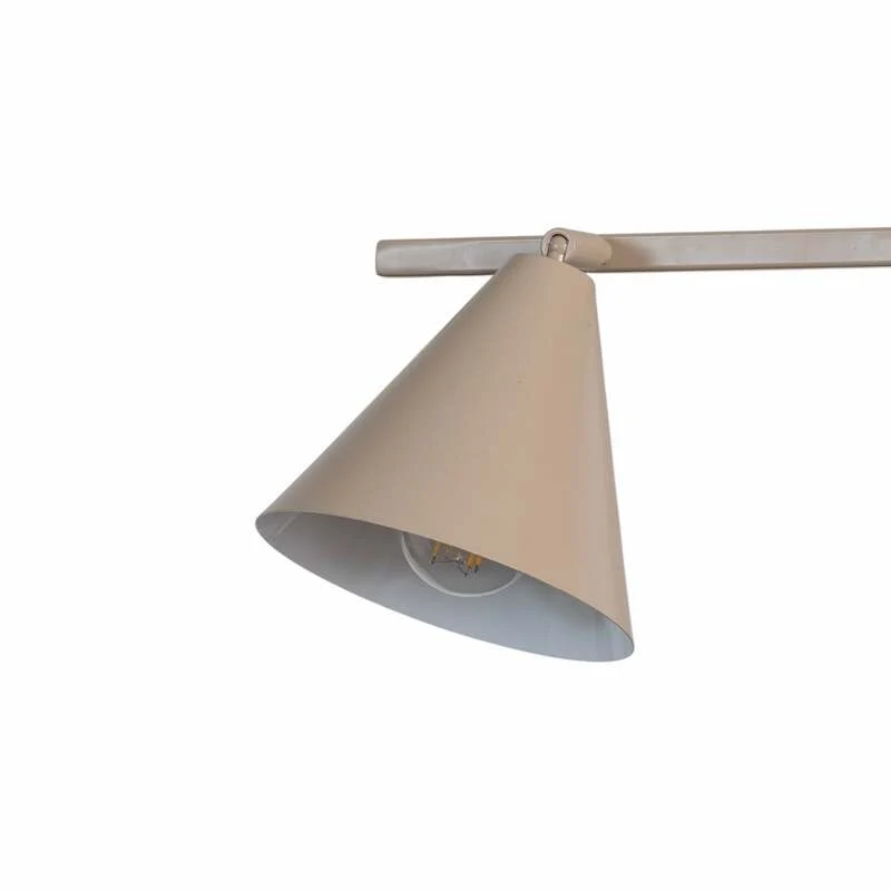 B-Ware Aldex Hängeleuchte Pendelleuchte Lampe Beige Metall Kegel 4 Flammig E27