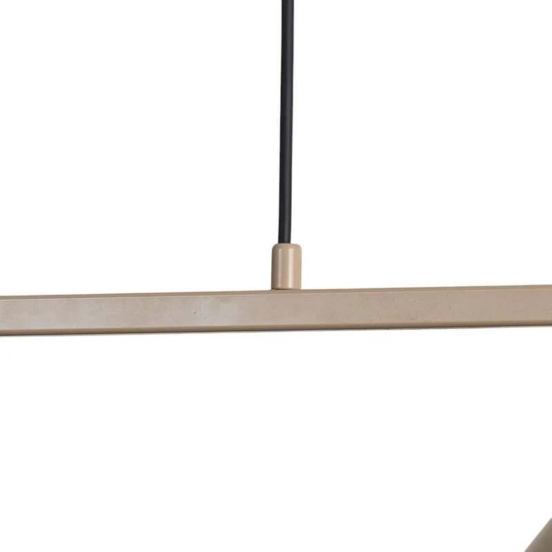 B-Ware Aldex Hängeleuchte Pendelleuchte Lampe Beige Metall Kegel 4 Flammig E27