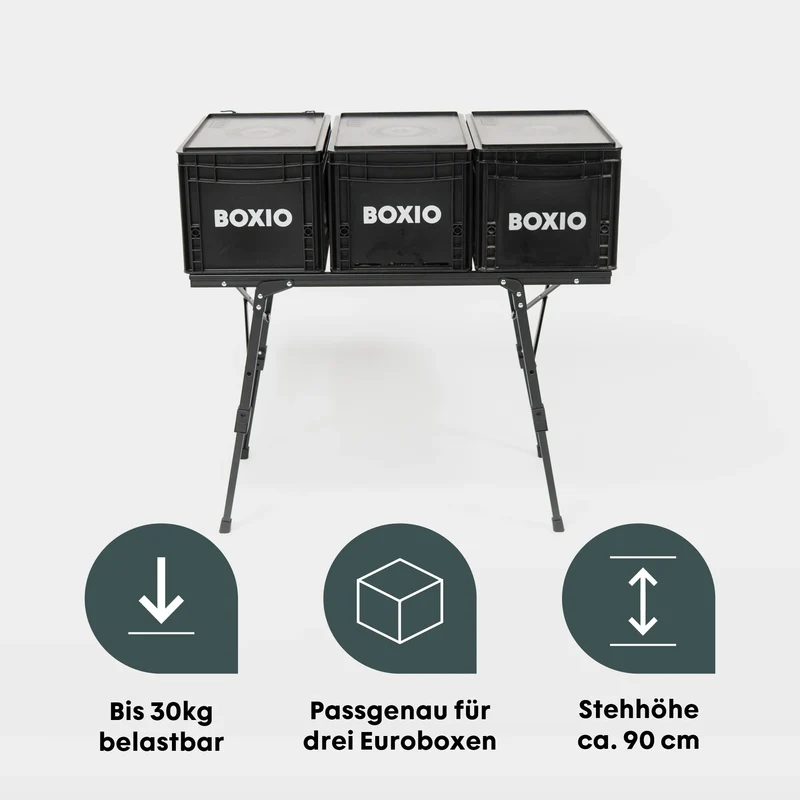 BOXIO TABLE Modularer Campingtisch