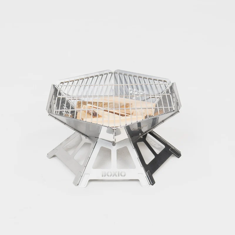 BOXIO FIRE I Feuerschale mit Grill