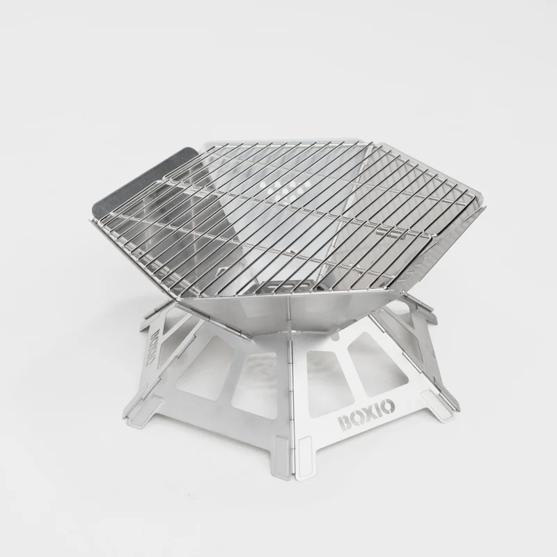 BOXIO FIRE I Feuerschale mit Grill