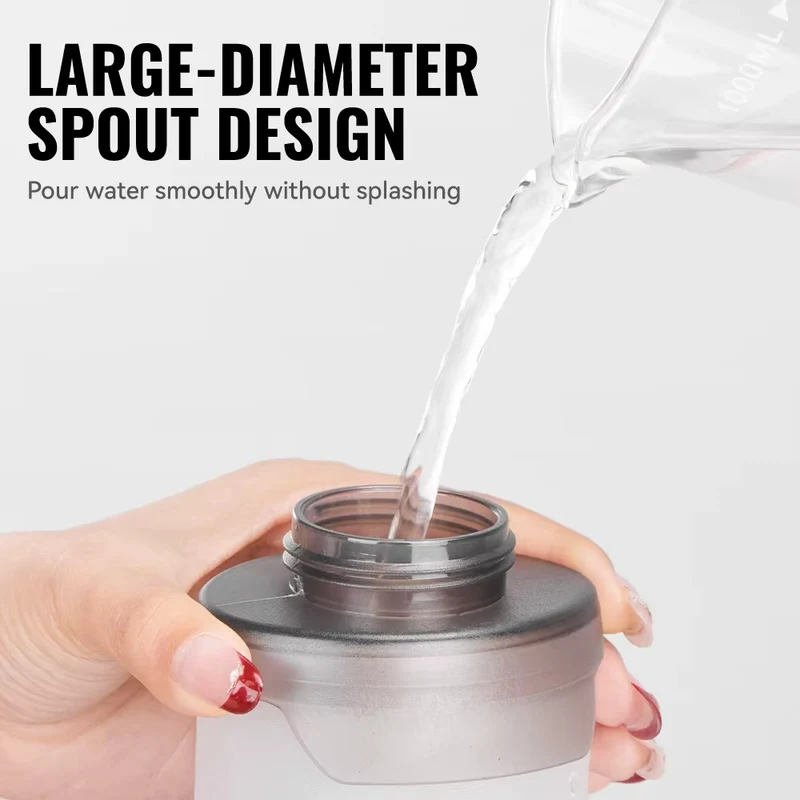 Opvouwbare waterfilterfles 1000 ml - BPA-Vrij