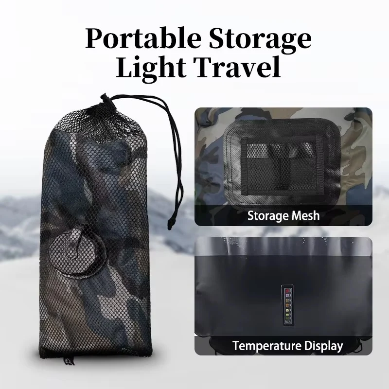 Camping douchezak 20L – Zonne-energie waterverwarming