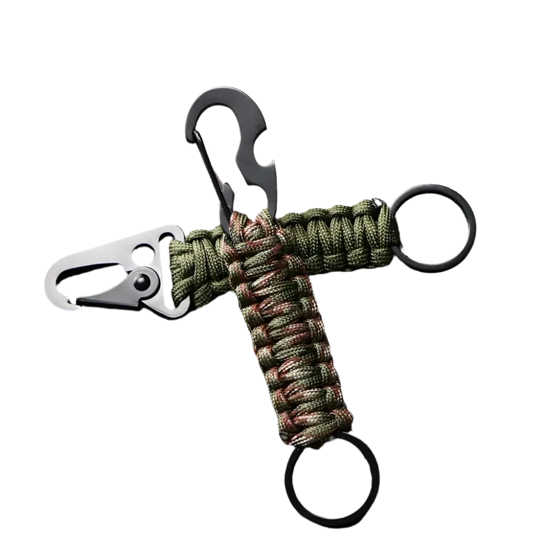 Alfa Survival sleutelhanger paracord | Vissenbek karabijn