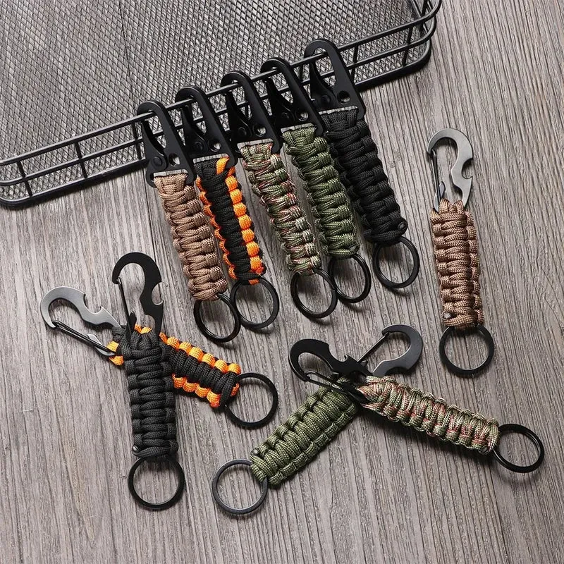 Alfa Survival sleutelhanger paracord | Vissenbek karabijn