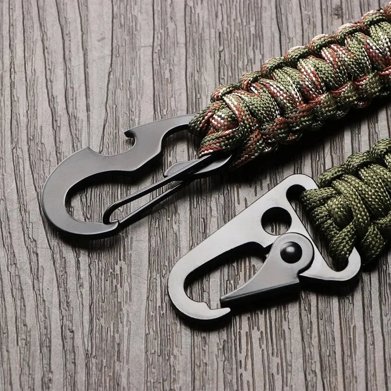 Alfa Survival sleutelhanger paracord | Vissenbek karabijn