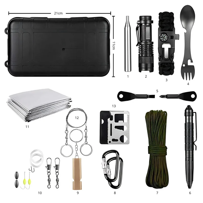 Alfa Survival 15-in-1 Multitool Noodpakket