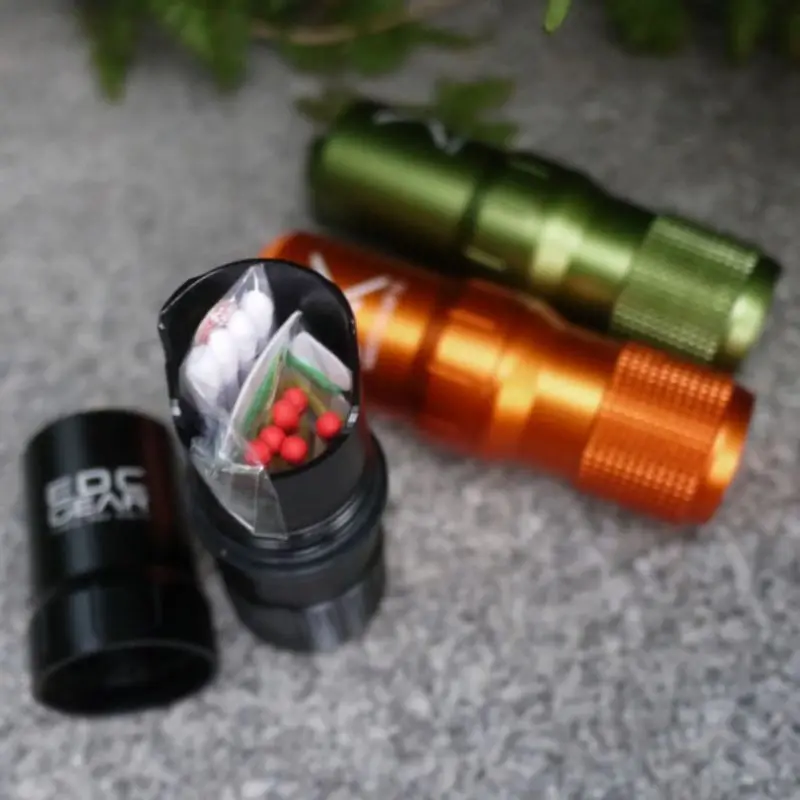 EDC waterdichte capsule – compacte metalen opbergbus
