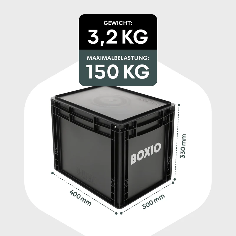 Boxio Toilet 7L XL - Trenntoilette im Euroboxformat