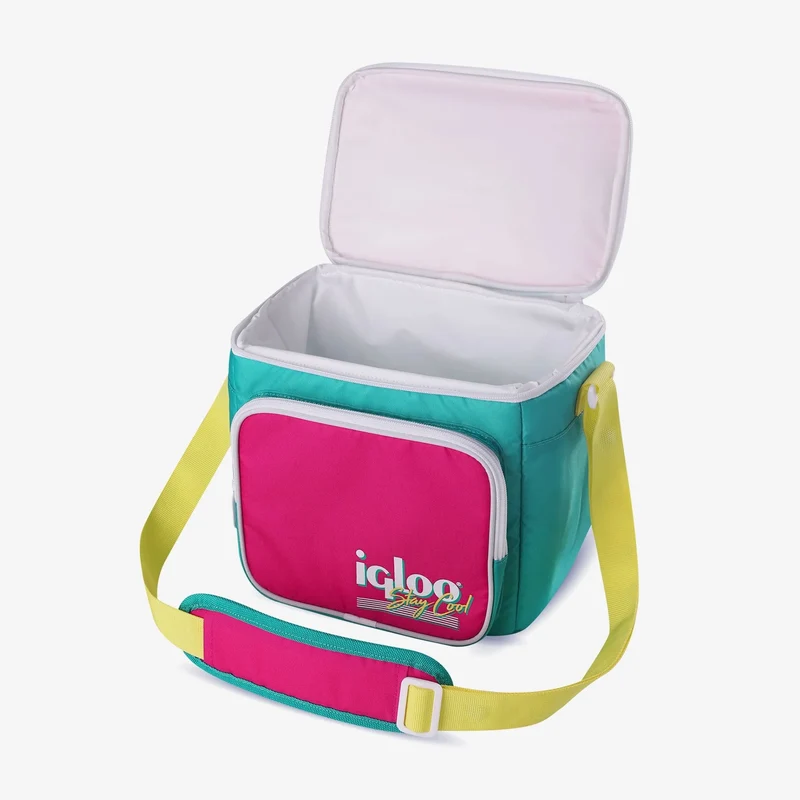Retro Square 9-Can Lunch Bag