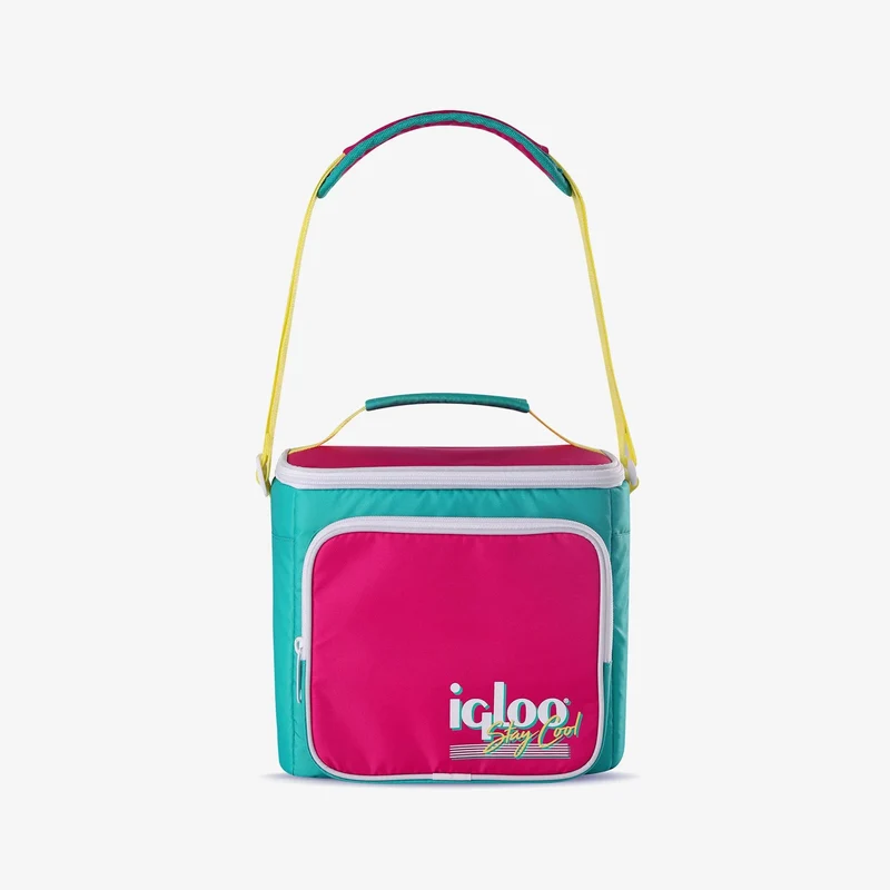 Retro Square 9-Can Lunch Bag