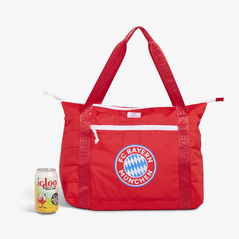 FC Bayern München Packable Puffer 20-Can Cooler Bag