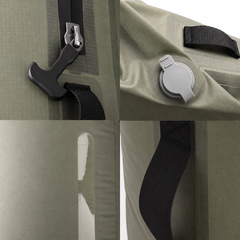VOLLYC Vacuümzak voor kleding 18–55 liter – herbruikbare reiszak