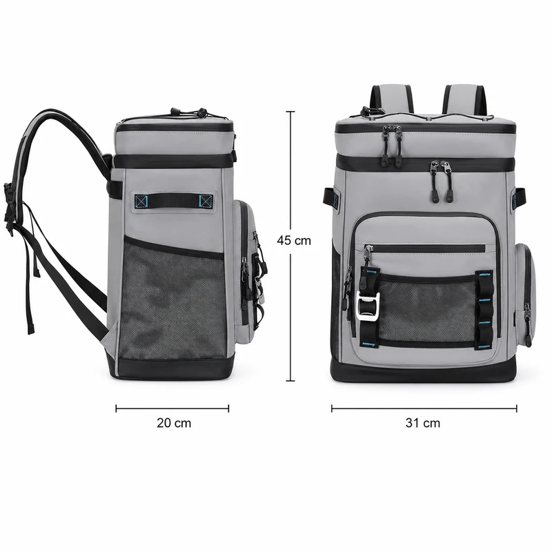 Koelrugzak 30L Geïsoleerd – Waterdicht en Lekvrij voor Outdoor