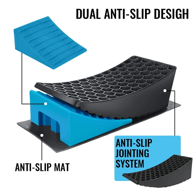 Oprijblokken Camper - Camper Levellers met Antislip Grip