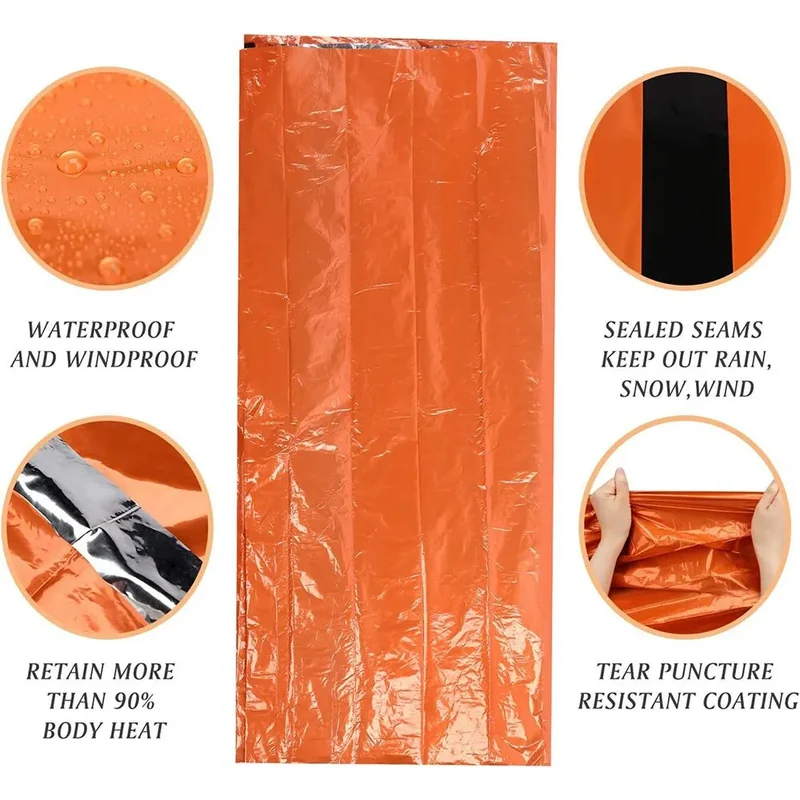 Nooddeken Bivy – Compacte Thermische Nooddeken
