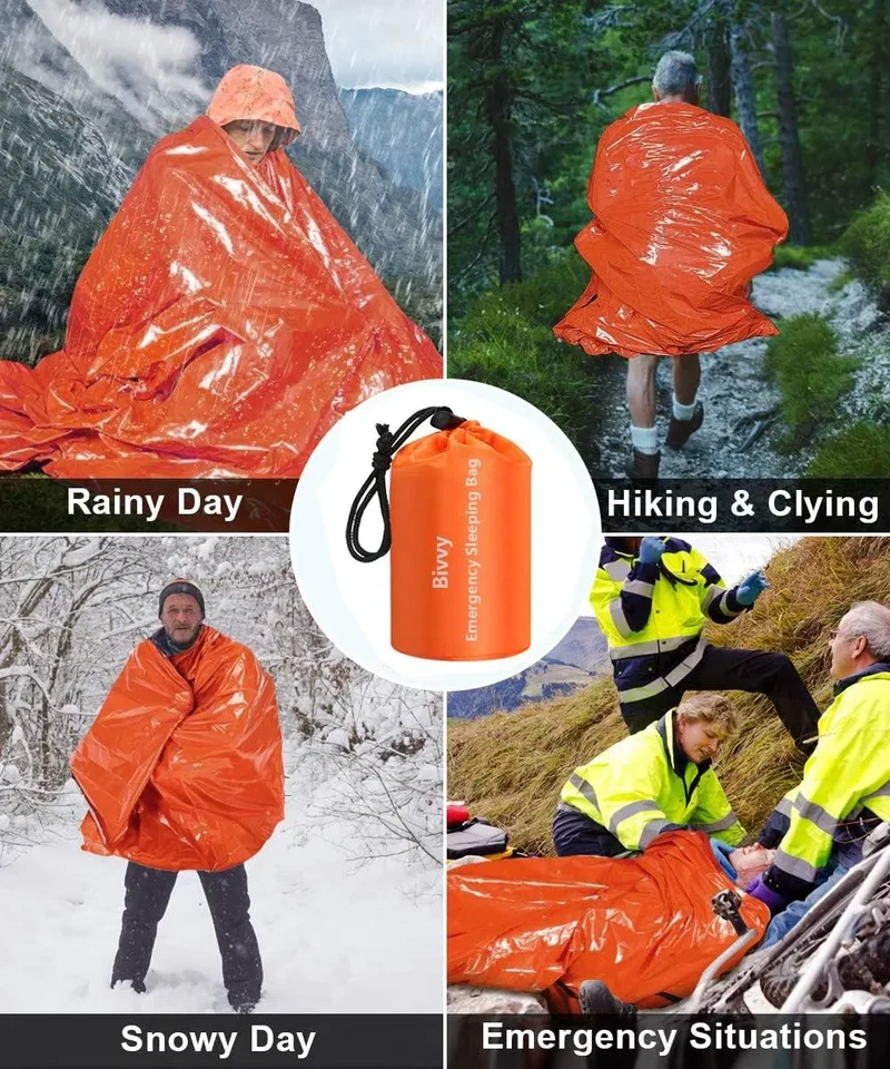 Nooddeken Bivy – Compacte Thermische Nooddeken