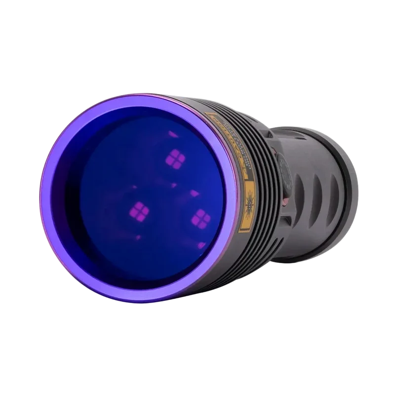 UV Zaklamp 3x 365nm 12 core - Oplaadbare Blacklight Zaklamp