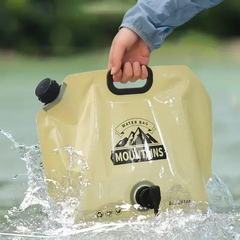 Waterzak 8 Liter - Opvouwbaar met Kraan voor Outdoor