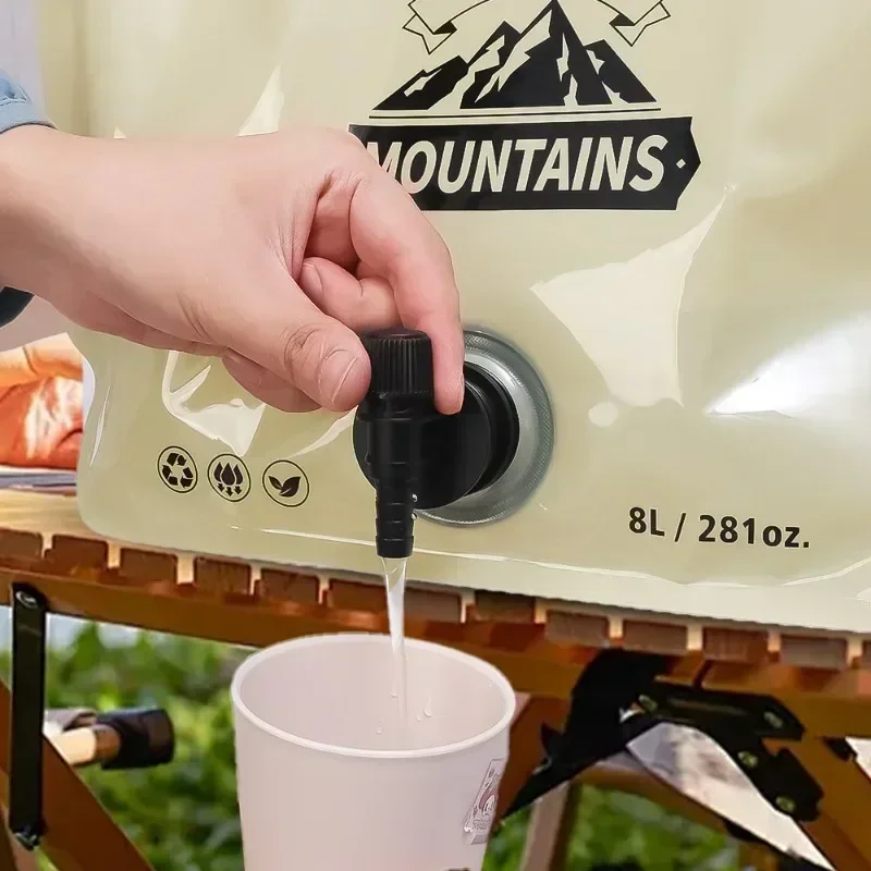Waterzak 8 Liter - Opvouwbaar met Kraan voor Outdoor