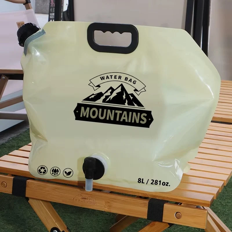 Waterzak 8 Liter - Opvouwbaar met Kraan voor Outdoor