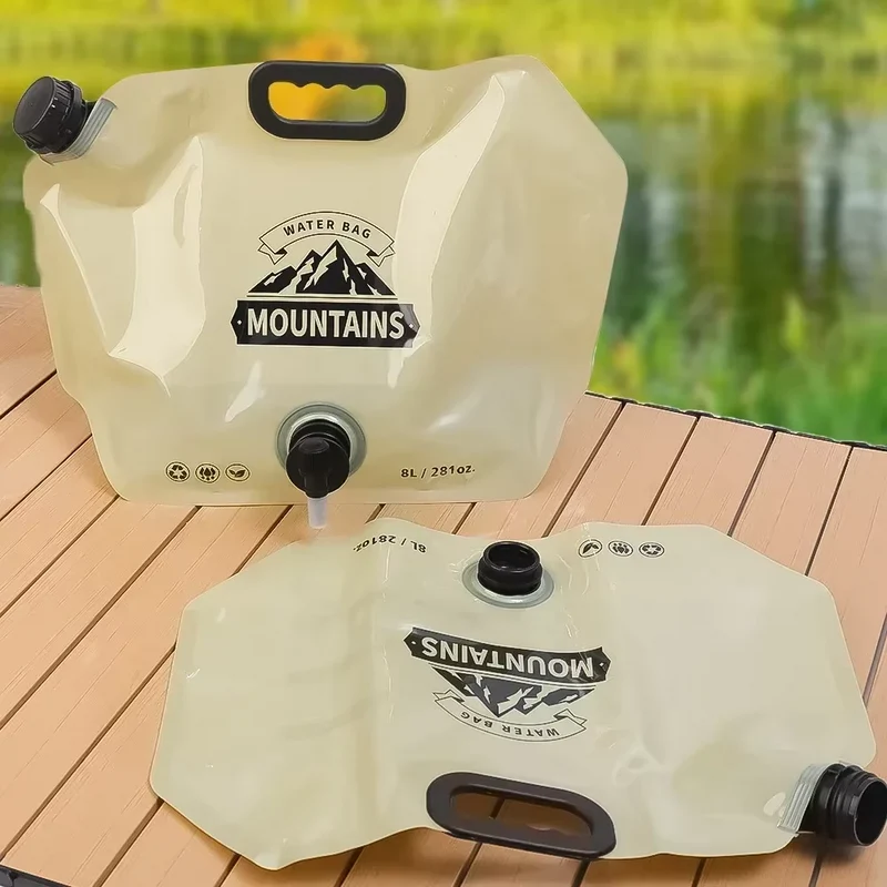 Waterzak 8 Liter - Opvouwbaar met Kraan voor Outdoor