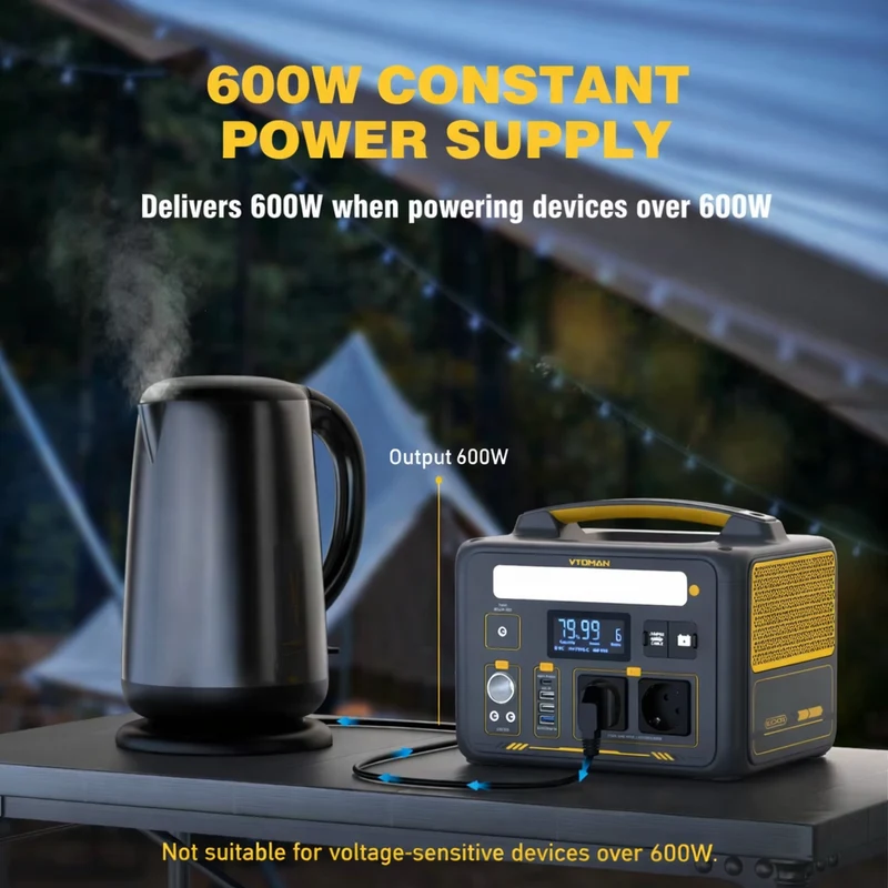 VTOMAN Jump 600X 600W 299Wh + 200W zonnepaneel
