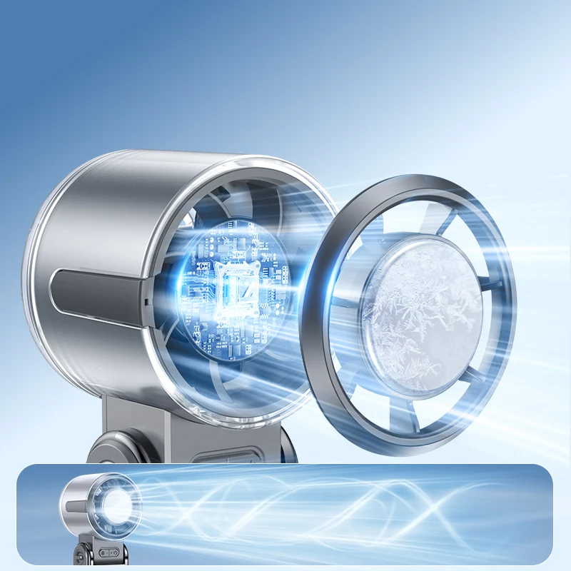 Marske mini handventilator met semiconductor-koeling