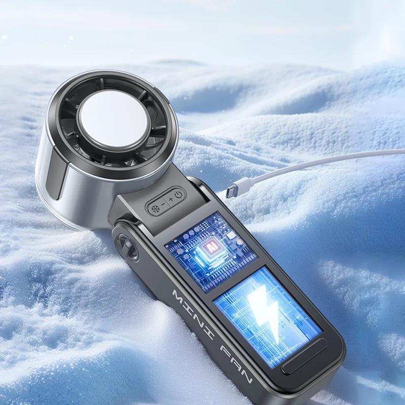 Marske mini handventilator met semiconductor-koeling