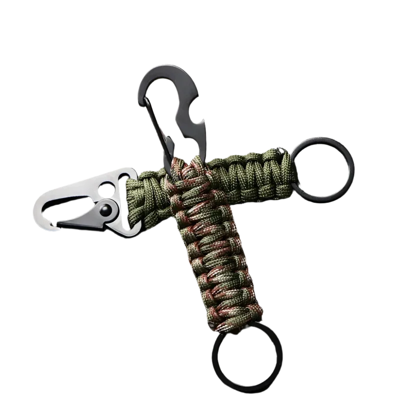 🎁 Alfa Survival sleutelhanger paracord | Vissenbek karabijn (100% korting)