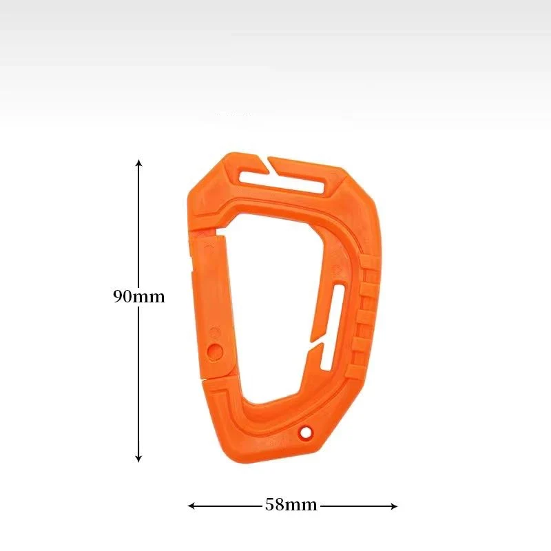 Tactical D-Ring Grimlock Carabiner Clip – MOLLE Bevestiging voor Rugzak, Vest of Survival Gear