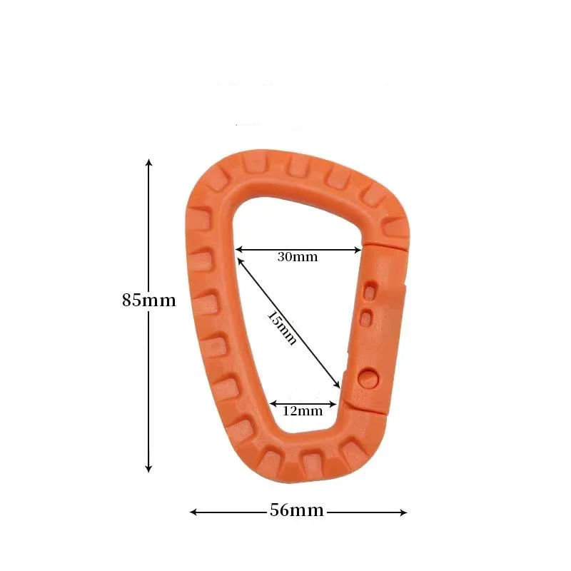 Tactical D-Ring Grimlock Carabiner Clip – MOLLE Bevestiging voor Rugzak, Vest of Survival Gear