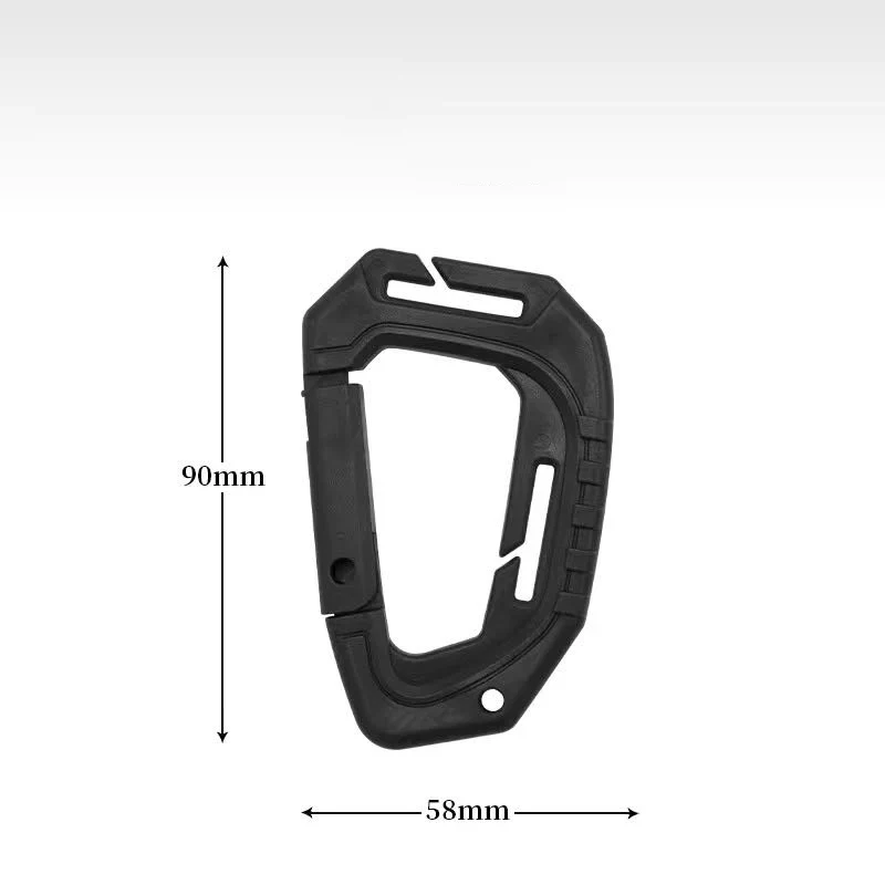 Tactical D-Ring Grimlock Carabiner Clip – MOLLE Bevestiging voor Rugzak, Vest of Survival Gear