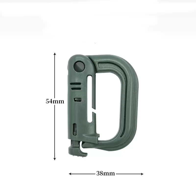 Tactical D-Ring Grimlock Carabiner Clip – MOLLE Bevestiging voor Rugzak, Vest of Survival Gear