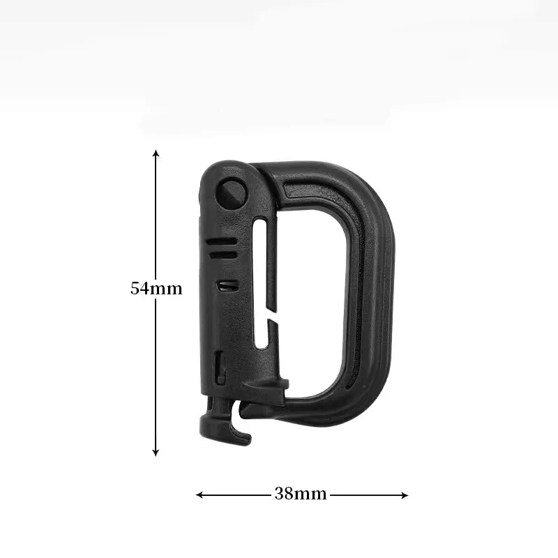Tactical D-Ring Grimlock Carabiner Clip – MOLLE Bevestiging voor Rugzak, Vest of Survival Gear