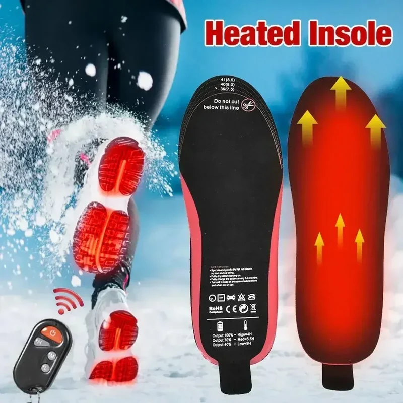 Heated Insoles | Verwarmde inlegzolen met afstandsbediening | USB-oplaadbaar