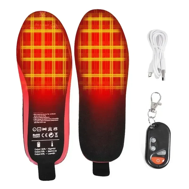 Heated Insoles | Verwarmde inlegzolen met afstandsbediening | USB-oplaadbaar