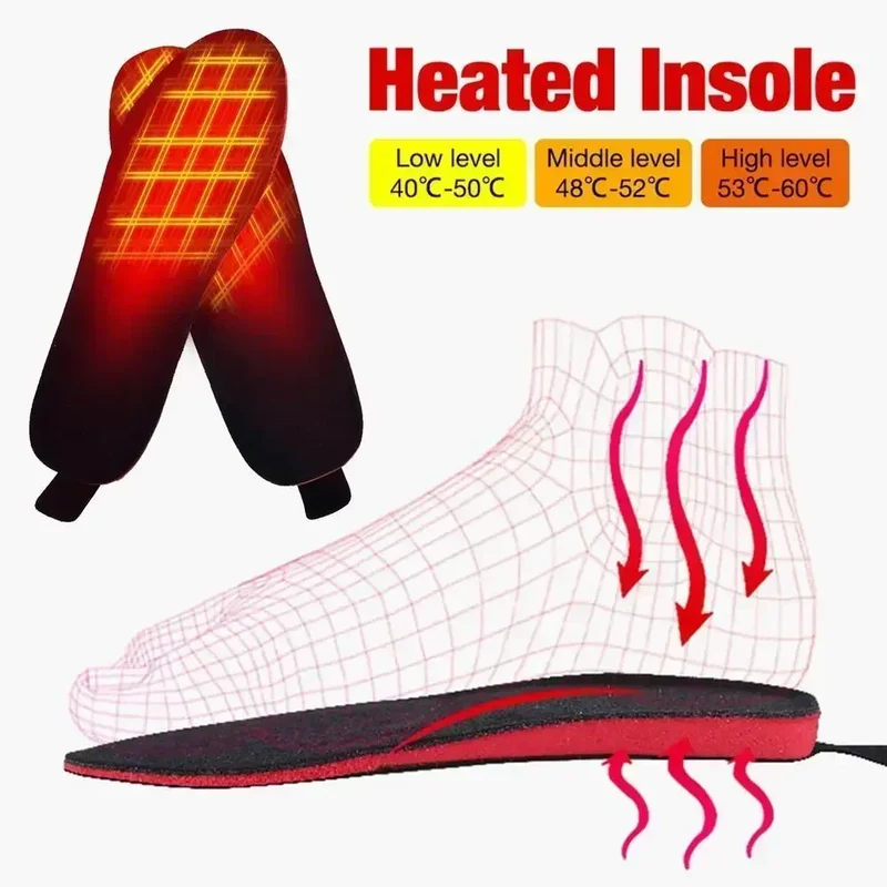 Heated Insoles | Verwarmde inlegzolen met afstandsbediening | USB-oplaadbaar
